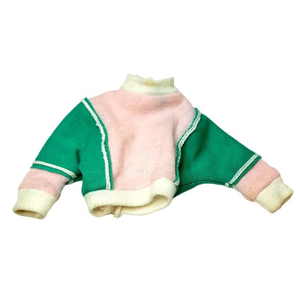 Vintage Ken Sweater "60's Campus Hero" & Plaid Shirt - Picture 5 of 7